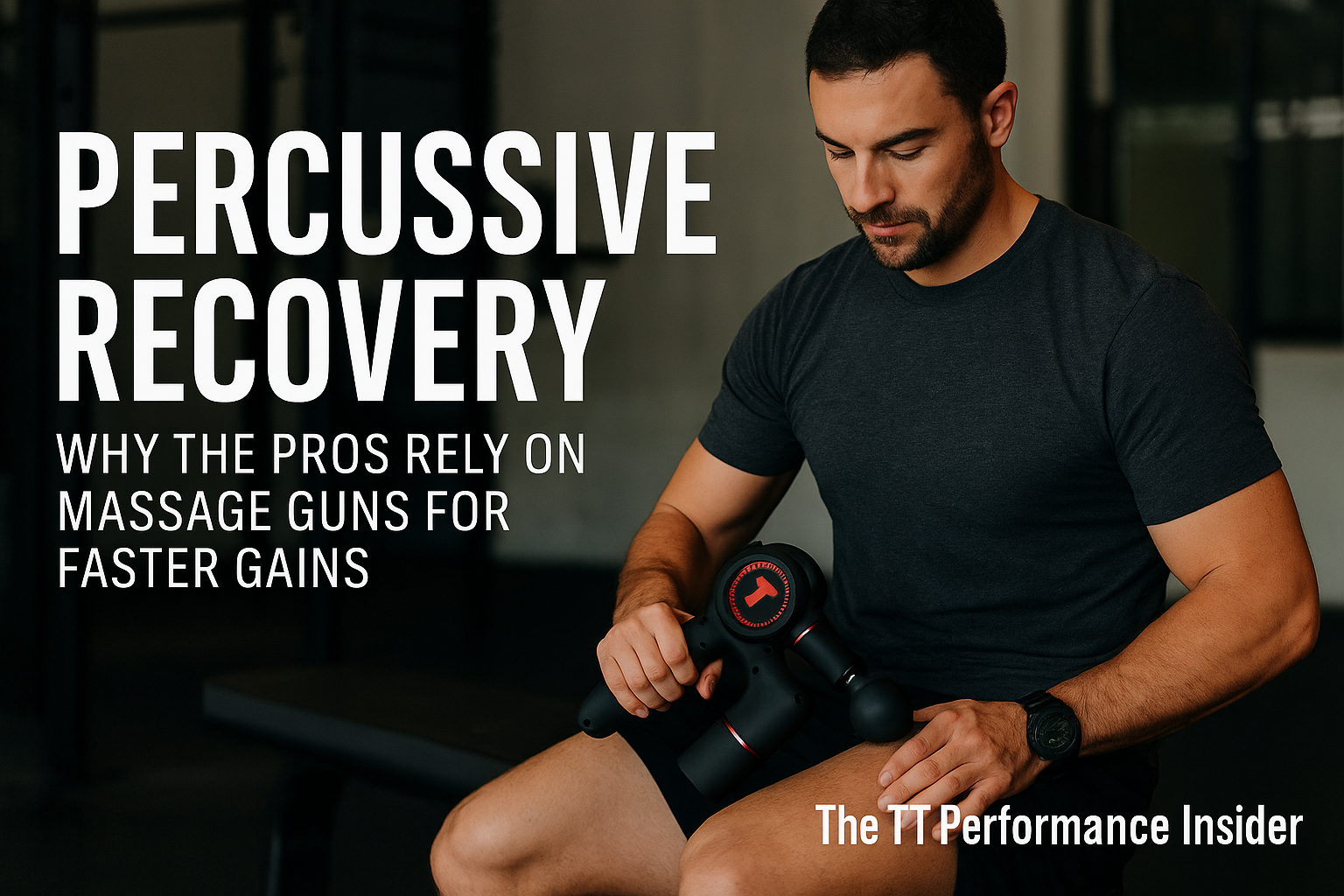 Percussive Recovery: Why the Pros Rely on Massage Guns for Faster Gains