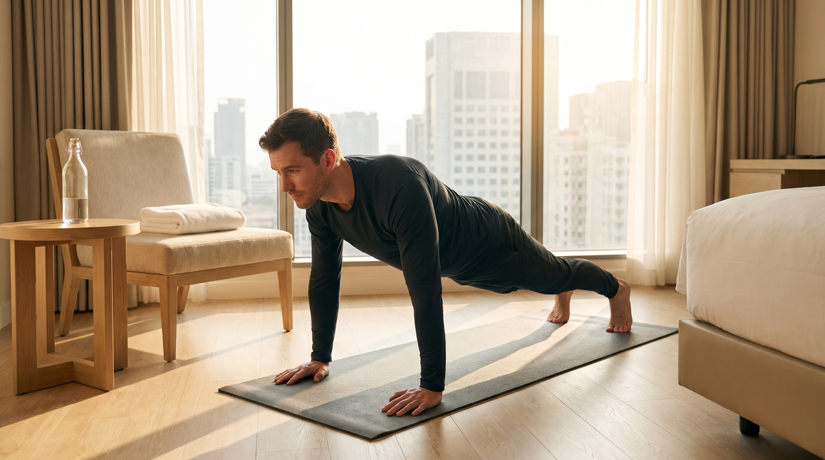 Training While Traveling: Maintaining Output on the Road